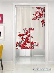 Chinese Style Plum Blossom Door Curtain, Cloth Curtain, Bedroom Hanging Curtain, Main Door, Kitchen 