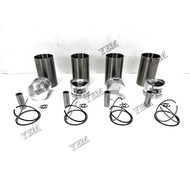 Practical 4DQ7 Overhaul Cylinder Liner Piston With Rings For Mitsubishi engine part