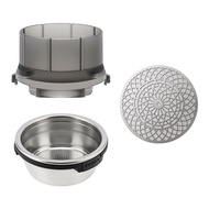 3 pcs Stainless Steel Double Cup Filter Basket Kit for Luxe Cafe ES501/ES601/ES655/ES701