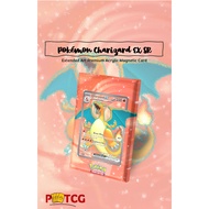 Premium Magnetic Case Extended Artwork: Pokemon 151 Charizard EX SR/ Alternate Art/ 1st Generation/ 
