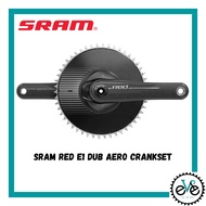 SRAM Red E1 Aero DUB 1x12-speed Carbon Crankset | 165mm & 170mm
