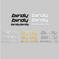 birdy 單車 貼紙 bike sticker