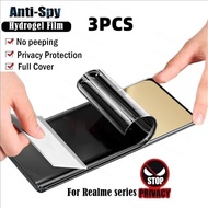 3Pcs Soft Privacy Hydrogel Film For Realme Narzo 80x 80 Pro Lite 5G Anti Spy Peeping Screen Protecto