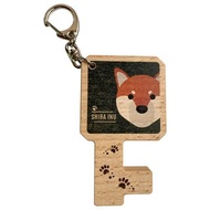 AR萌狗系列 木質手機架鑰匙圈 柴犬 客製化禮物 鑰匙包