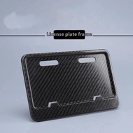 [Affordable Upgrade] Carbon Fiber Pattern Motorcycle Plate Holder - Universal & Compliant with New L