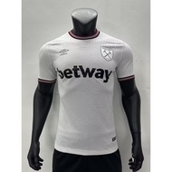 [Player Version] 2324 New West Ham Away White High Quality Sportswear Short Sleeve Football Shirt Top Grade T-shirt AAA+