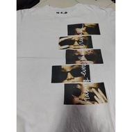 B00028 HER Band Chest 44 Length 27" Second-Hand T-Shirt Vintage Brand Cartoon Fun Pattern Good Condi