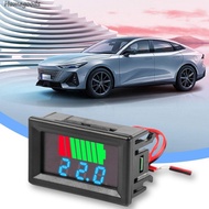 Car Battery Charge Level Indicator Voltmeter LED Display 12V 24V 36V 48V 60V 72V [homegoods.my]