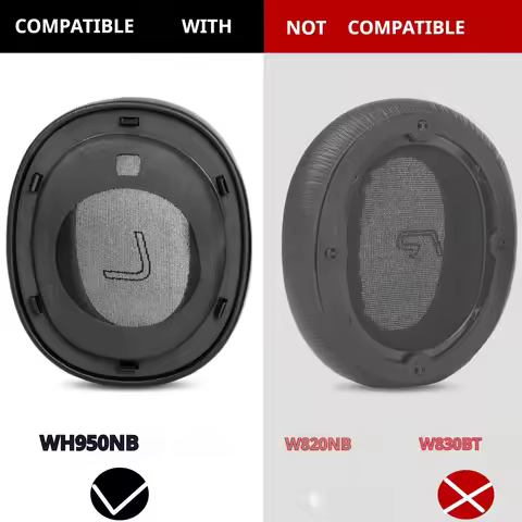 WH950NB Ear Pads Replacement Ear pads Compatible with Edifier WH950NB Headphones Softer Protein Leat