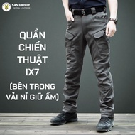 [IX7-FELTER LINING] IX7 Tactical Pants Thick Warm, Men's Pocket Tactical Pants