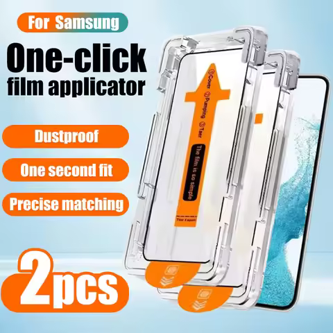 2Pcs Tempered Glass Screen Protector For Samsung Galaxy S21 S22 S23 S25 Ultra Plus A15 A16 A25 A34 A