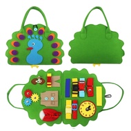 Sewing Buttons Felt Board Brain Training Portable Toys Learning Board Portable Simple Game Toys Children's Interactive