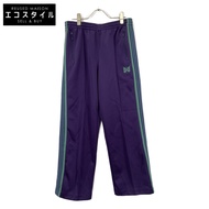 กางเกงวอร์มปักลาย Papillon สีม่วง รุ่น IN181 จาก Needles ไซส์ S