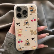 Single Layer Doll Bear Suitable for iPhone17promax Phone Case Apple 1615pro Cute 14p1.4