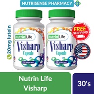 NutrinLife Nutrin Life Visharp capsule 30's [Single] or 30'sx2 [Twin Pack] - Eye Health