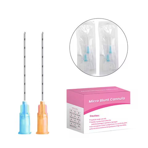 Blunt Tip Cannula Sterile Individual Package 18g 23g 25g 38mm 50mm Disposable Micro Blunt Needle