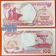 Uang Lama Kuno 100 Rupiah 1992 Perahu Pinisi