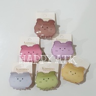 KAMINO SALON CLIPS MADE IN PVC, RABBIT HEAD SHAPE 6CM RABBIT/ 6CM PVC SALON CLIPS IN RABBIT HEAD SHA