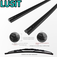 LUSIT Refill Strips, Durable Rubber Car Wiper Blade,  14/16/17/18/19/20/21/22/24/26/28 Inch Easy To 