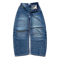 G+WWW Barrel Jeans Waist 28 Hips 40 Length 39 Crotch 12.5 Leg Ends 9.5