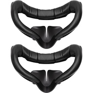 2 Pack Face Pad Replacement for Meta/Oculus Quest 2 - Comfortable PU Leather & Memory Foam VR Face C