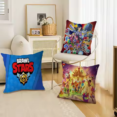 Strategy game B-BRAWL STARS Cushion Cover Pillowcase Upholstery Sofa Throw Pillow Home Decor Pillowc