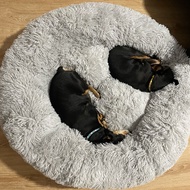 Super Large Dog Sofa Bed Round Dog Bed Plush Pet Kennel Bed Mats Pet Cat Bed Winter Warm Sleeping Floor Mats for Large Dog