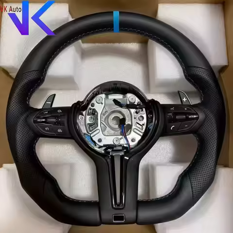 Flat Bottom M Sport Heated Steering Wheel For BMW M3 M5 F10 F11 F12 F20 F21 F22 F25 F26 F30 F31 F32 