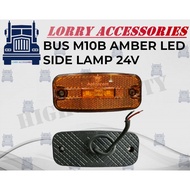 BUS M10B AMBER/RED/WHITE LED SIDE LAMP 24V