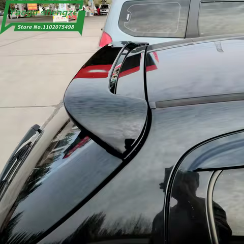 For Peugeot 206 Spoiler High Quality ABS Material Car Rear Wing Primer Color Rear Spoiler For Peugeo