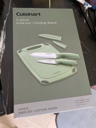 Cuisinart 5-0iece Knife Set + Cutting Board 刀具