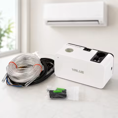 VALUE M1 Condensate Pump 100-240V Automatic HVAC Mini Split AC Drain Pump Ultra Quiet 24L/h 10m Lift