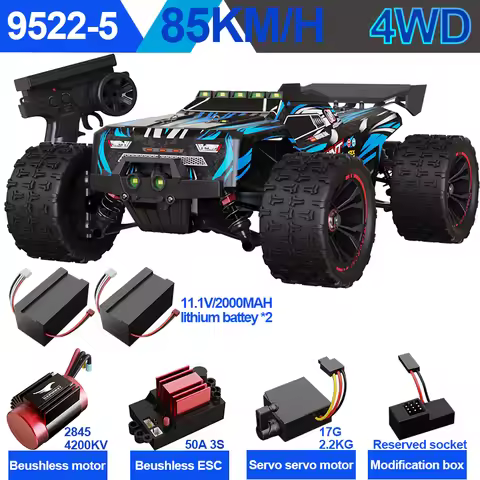 SCY9522PRO 85KM/H High Speed RC Car Brushless 4WD Off-Road Drift Remote Control Car 1:16 Professiona