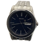 SEIKO Men's Watch Quartz Analog Stainless Steel NVY SLV 7N43-0AM0 Direct from Japan Secondhand