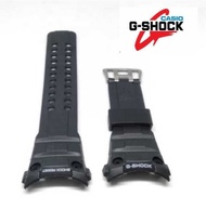 Black Rubber Watch Strap With Stainless Buckle For Gwn-1000B / Gwn-1000-1B