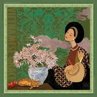 HUONG SAC _CHAM BOUTIQUE - Latin Silk 70x70cm