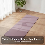 Exercise Mat Rounded Corners Alignment Exercise Mat Fitness Gear Smooth Surface