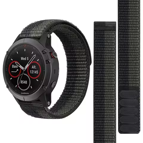 26mm 22mm Quickfit Watch Strap For Garmin Fenix 7X 7 Pro Solar 6 6X Pro Sapphire 5X 5 Plus Nylon Ban