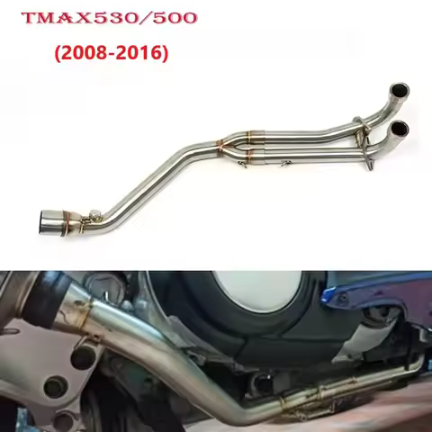 Motorcycle Slip On For Yamaha Tmax 500 530 Yp500 2008-2016 With Exhaust Tmax530 Tamx500 Motorcycle E