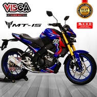 Stiker Decal Yamaha MT 15 Dekal Mt 15 Striping Mt 15 Variasi Decal Mt 15 Full Body Custom BMW