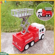 cowboy|  Fire Truck Pull Back Toy Burrs-free Broken-proof Fadeless Development Toys Interactive Fire Truck for Kids