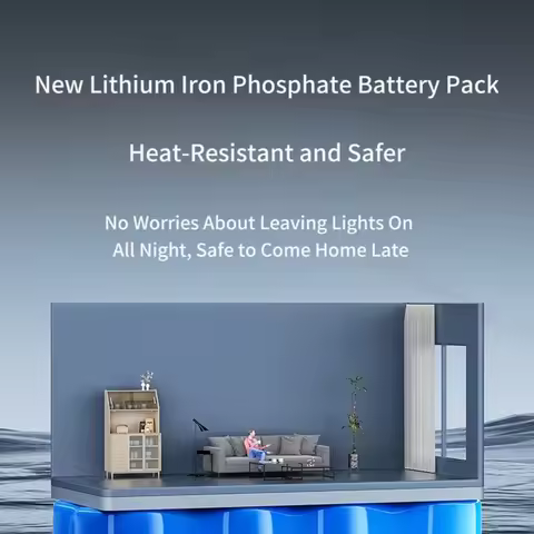 1PCS 32700 LiFePO4 Battery Pack 2S2P 6.4V 12000mAh with Wires for Solar Street Light Movie Watching 