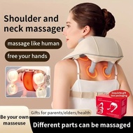 Neck and Shoulder Massage Shawl Heating Kneading 6D Massage Head Deep Massage and Muscle Relaxation 