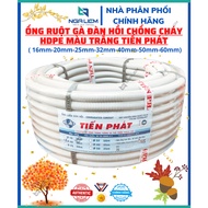 Tien Phat electrical conduit, elastic conduit - white HDPE (16mm-20mm-25mm-32mm-40mm-50mm-60mm)