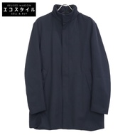 Emporio Armani W1B35W W1W07 海軍藍防水拉鍊外套，46碼