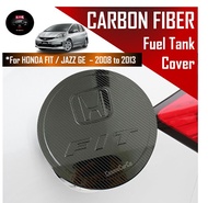 🔥SG SELLER🔥Honda Jazz Fit GE6 GE8 2008-2013 Fuel Petrol Tank Hard Cover Carbon Fiber Accessories