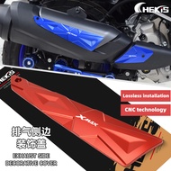 Chekis for YAMAHA XMAX300 XMAX250 2025 V3 XMAX 300Modified exhaust pipe protective side cover anti-s