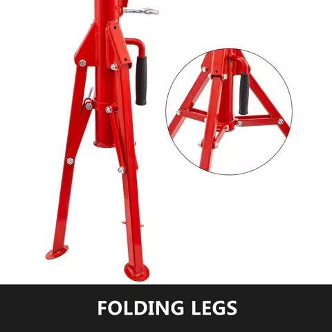 SucceBuy Pipe Holding Stand V-Head 1107A 1107C 1107 w/ 2/4 Ball Transfer Folding Tripod Pipeworking