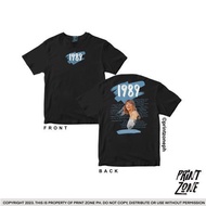 TAYLOR SWIFT Shirt - Printzoneph 1989 Album Cotton Round Neck Comfortable to Wear