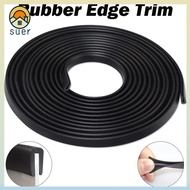 SUERHD Edge Trim Strip, Black Rubber Door Edge Strip,  U Shape Edge Protector Car